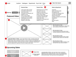 Agency wireframes