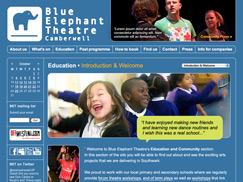 Blue Elephant sought out a freelance web designer